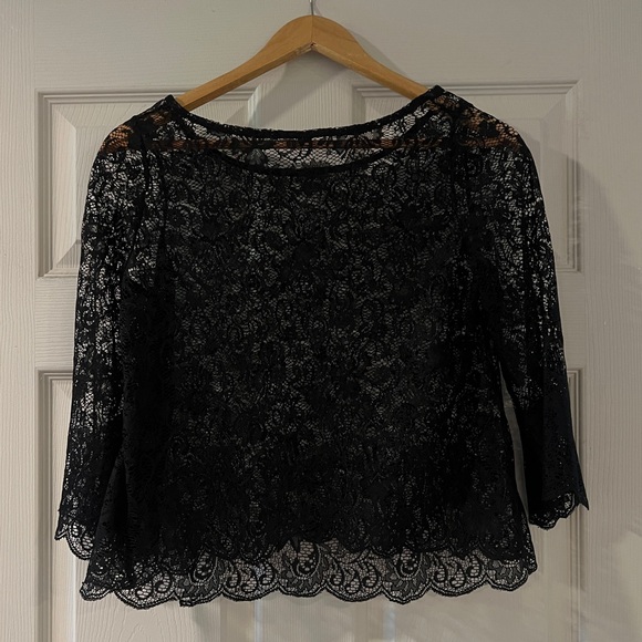 Black lace blouse 🖤 - Picture 1 of 5